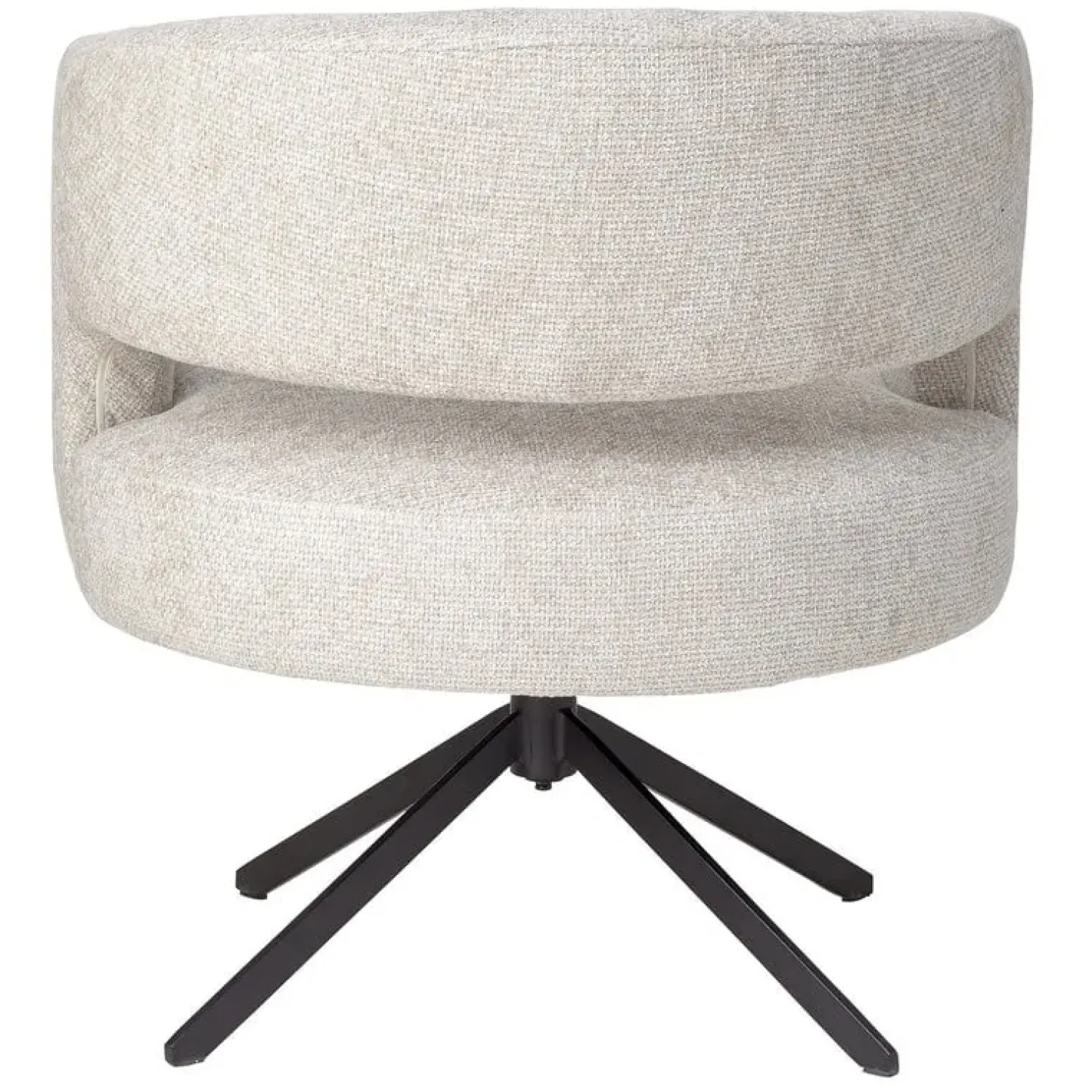 PTMD Eetkamerstoelen|Naroa Eetkamerfauteuil Crème