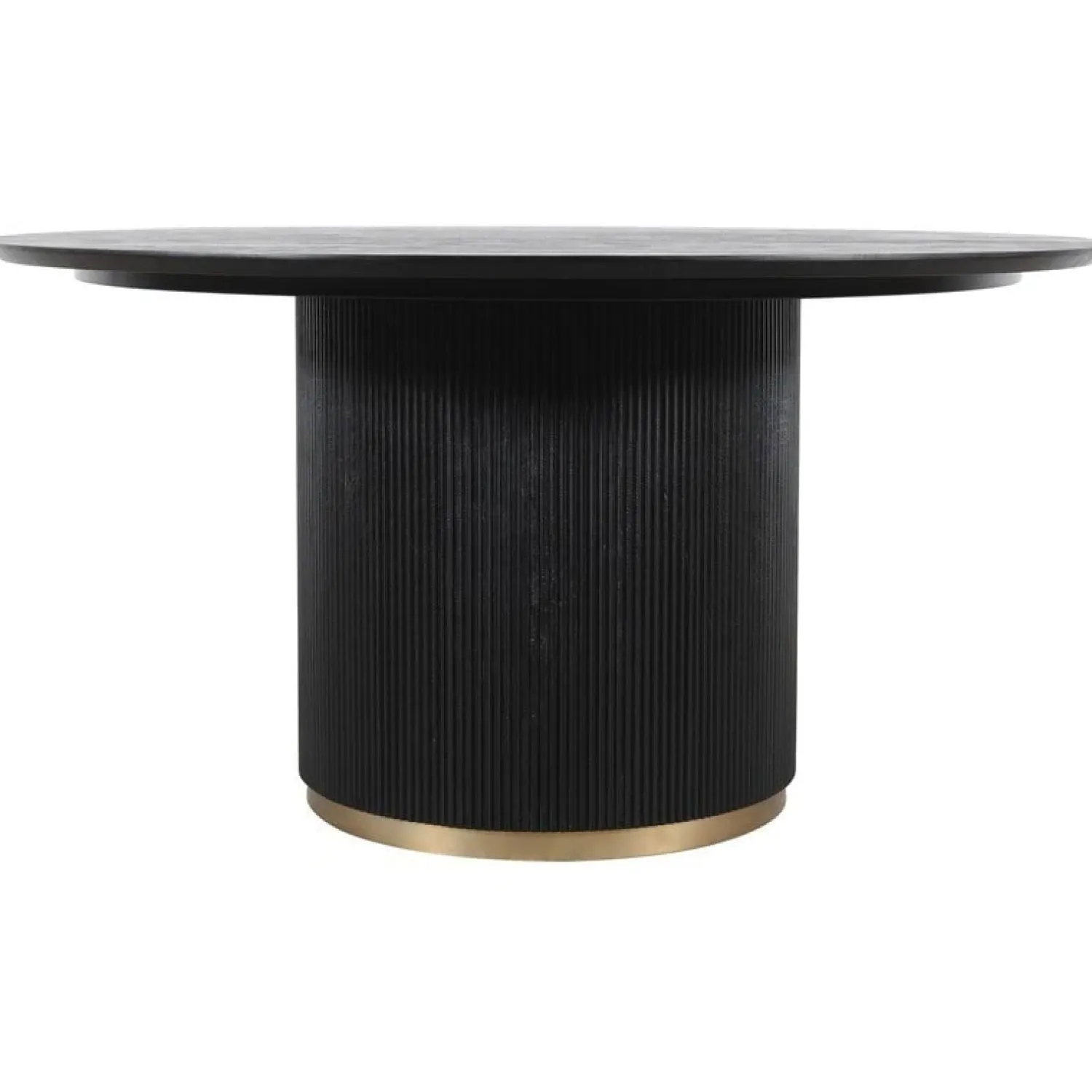 PTMD Eettafels|Naro Eettafel Zwart Mangohout 150cm
