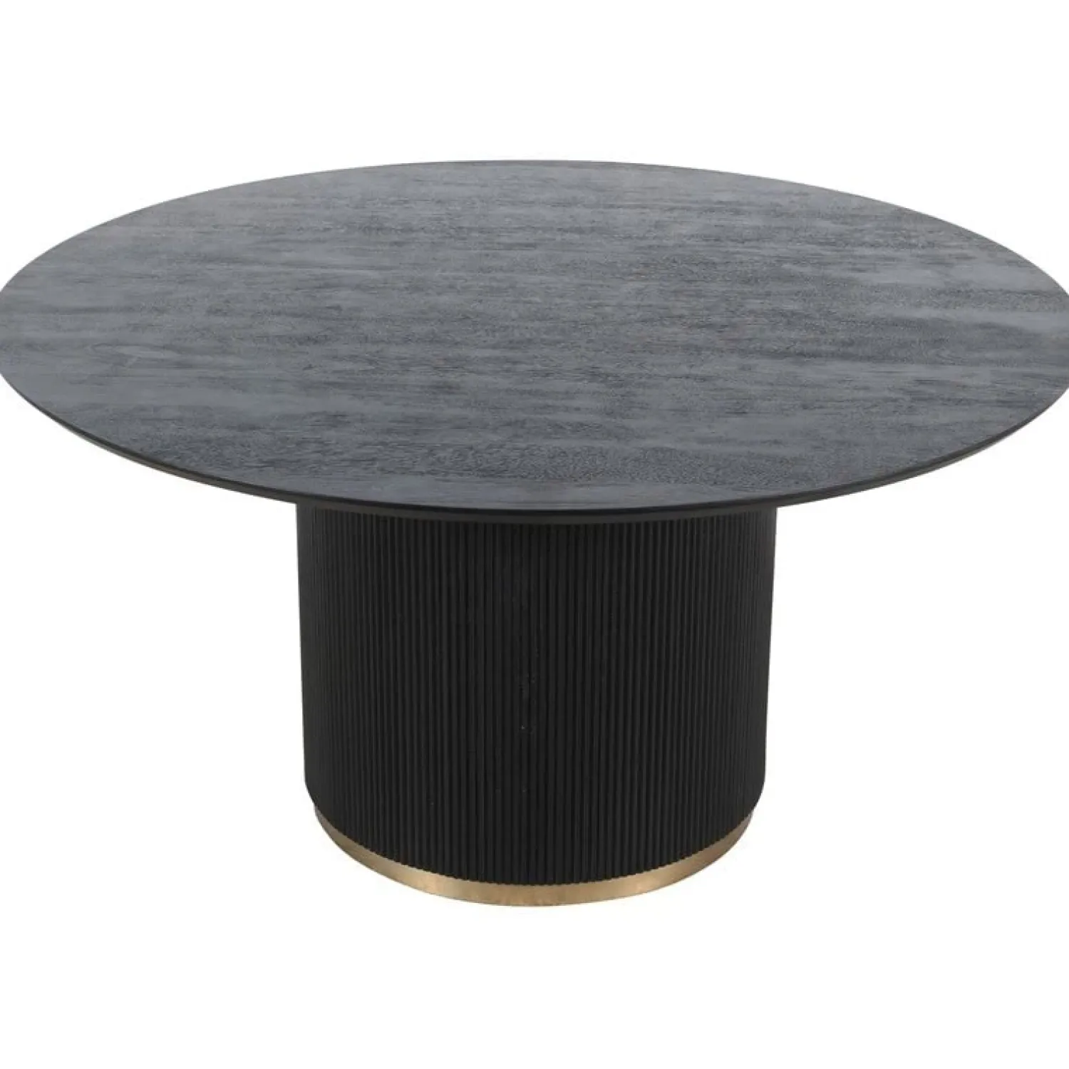 PTMD Eettafels|Naro Eettafel Zwart Mangohout 150cm