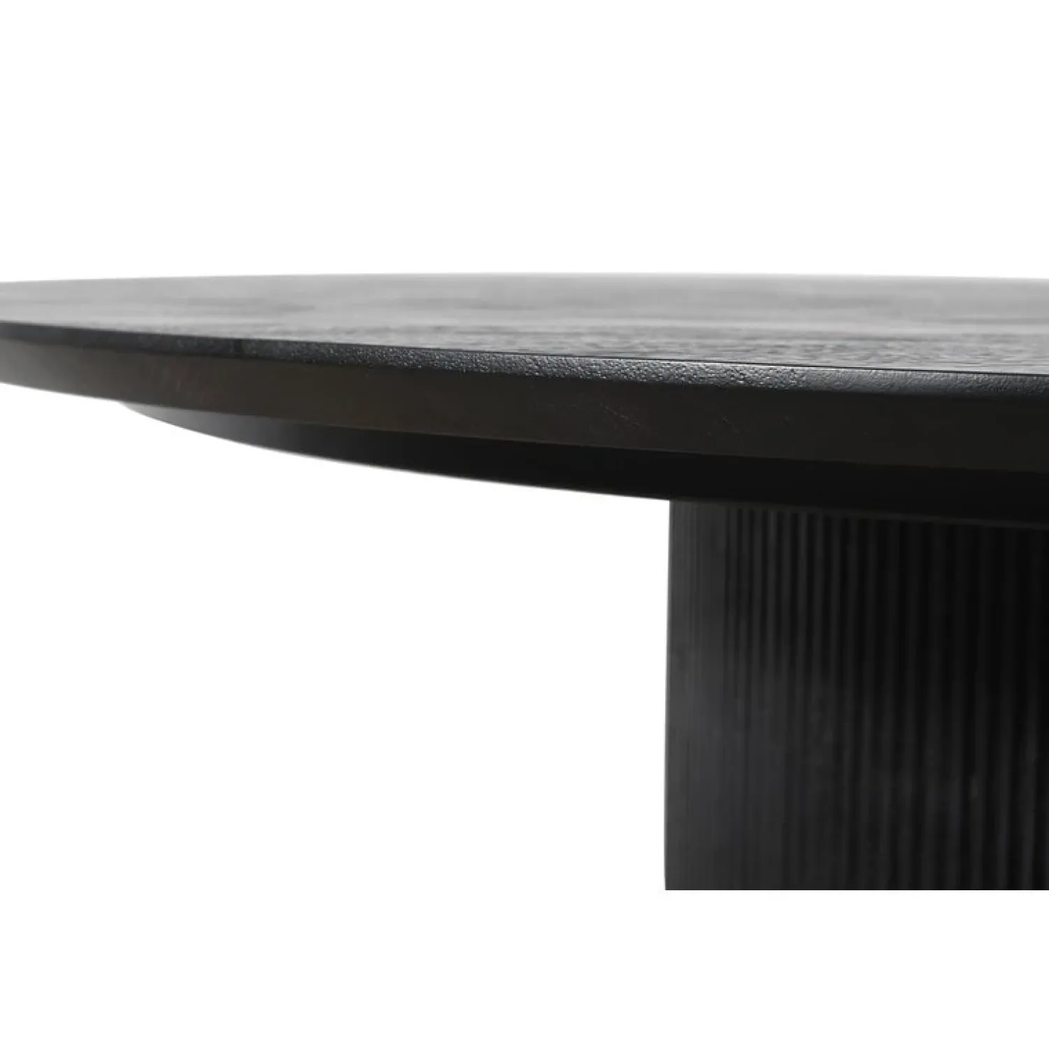 PTMD Eettafels|Naro Eettafel Zwart Mangohout 150cm