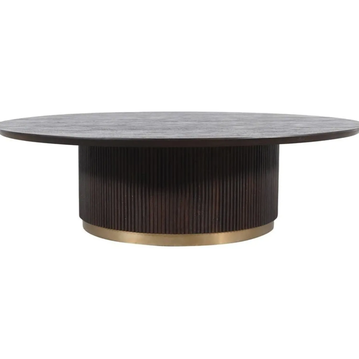 PTMD Salontafels|Naro Salontafel Donkerbruin Mangohout 150cm