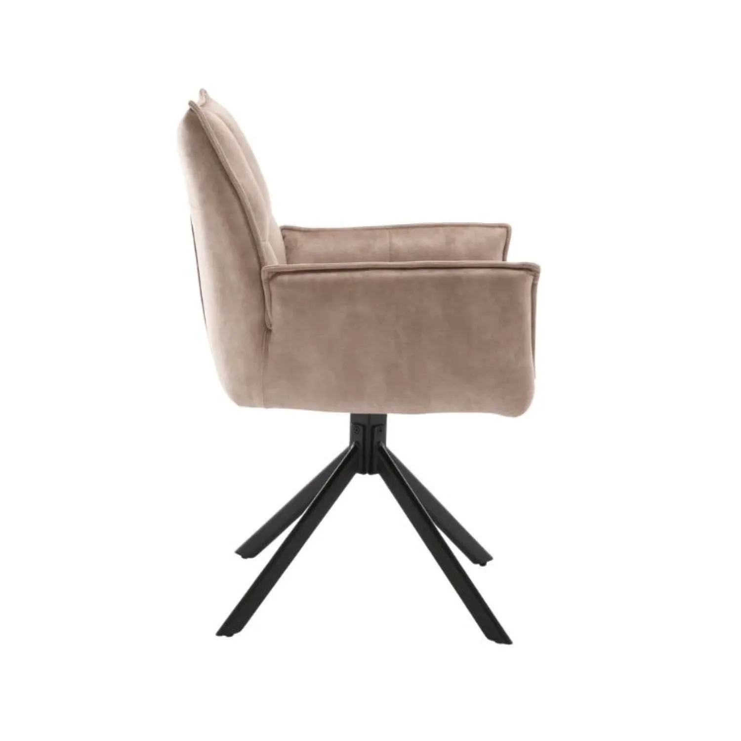 Furndea Eetkamerstoelen|Nelly eetkamerstoel velvet beige