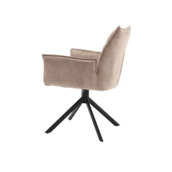 Furndea Eetkamerstoelen|Nelly eetkamerstoel velvet beige
