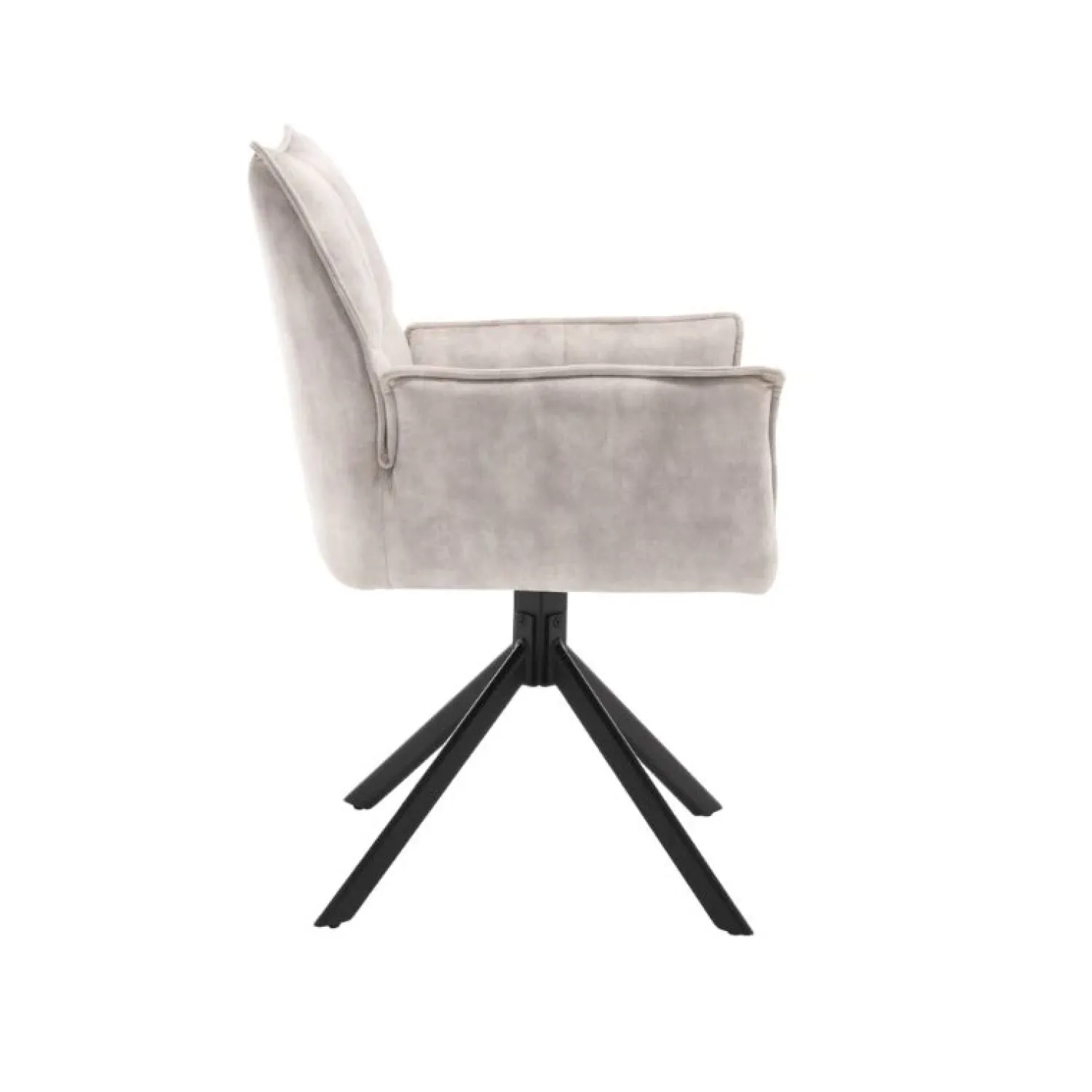 Furndea Eetkamerstoelen|Nelly eetkamerstoel velvet champagne