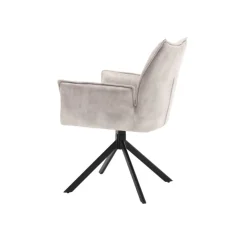 Furndea Eetkamerstoelen|Nelly eetkamerstoel velvet champagne