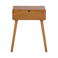 WOOOD Nachtkastjes|Industriele Kasten|Nelo Nachtkastje Bruin 36cm