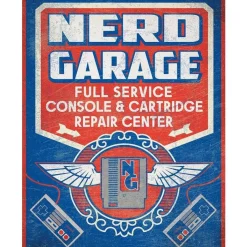 Metal Signs Metalen Borden|Nerd garage full service - metalen bord
