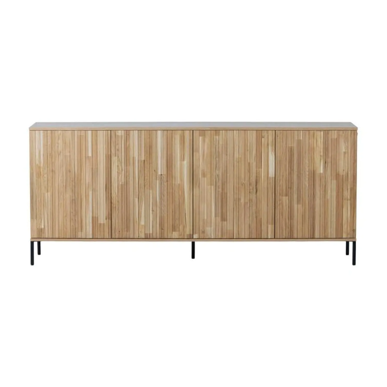 WOOOD Dressoirs|Industriele Kasten|New Gravure Dressoir eiken naturel 200 cm