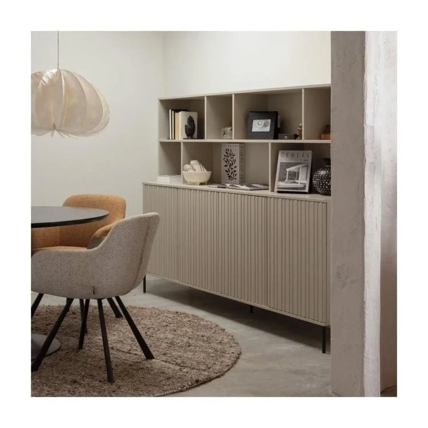 WOOOD Dressoirs|Industriele Kasten|New Gravure Dressoir grenen dust 200 cm
