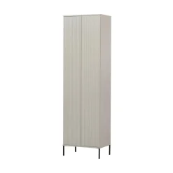 WOOOD Wandkasten|Industriele Kasten|New Gravure Hoge kast met lade grenen dust 60 cm