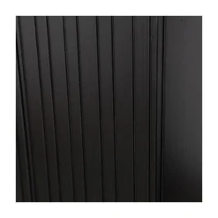 WOOOD Wandkasten|Industriele Kasten|New Gravure Hoge kast met lade grenen zwart 60 cm