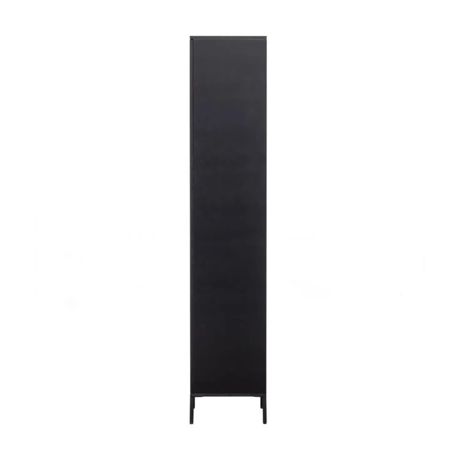 WOOOD Wandkasten|Industriele Kasten|New Gravure Hoge kast met lade grenen zwart 60 cm