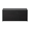 WOOOD Industriele Kasten|New Gravure Kistbank grenen zwart 88 cm