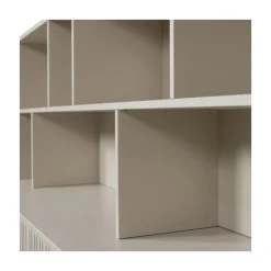 WOOOD Wandkasten|Industriele Kasten|New Gravure Opzetkast grenen dust 200 cm