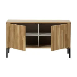 WOOOD Industriele Kasten|Tv Meubels|New Gravure Tv meubel eiken naturel 100 cm