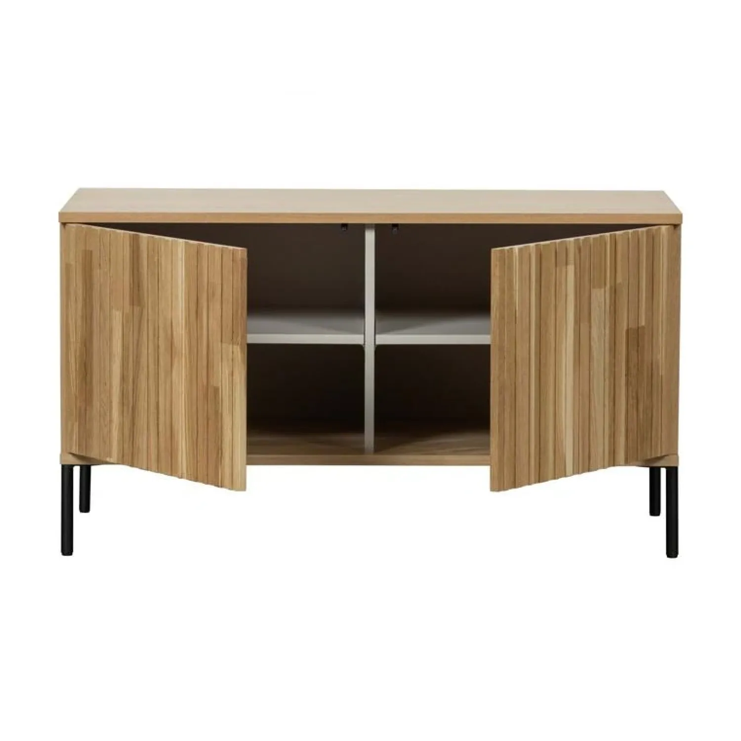 WOOOD Industriele Kasten|Tv Meubels|New Gravure Tv meubel eiken naturel 100 cm