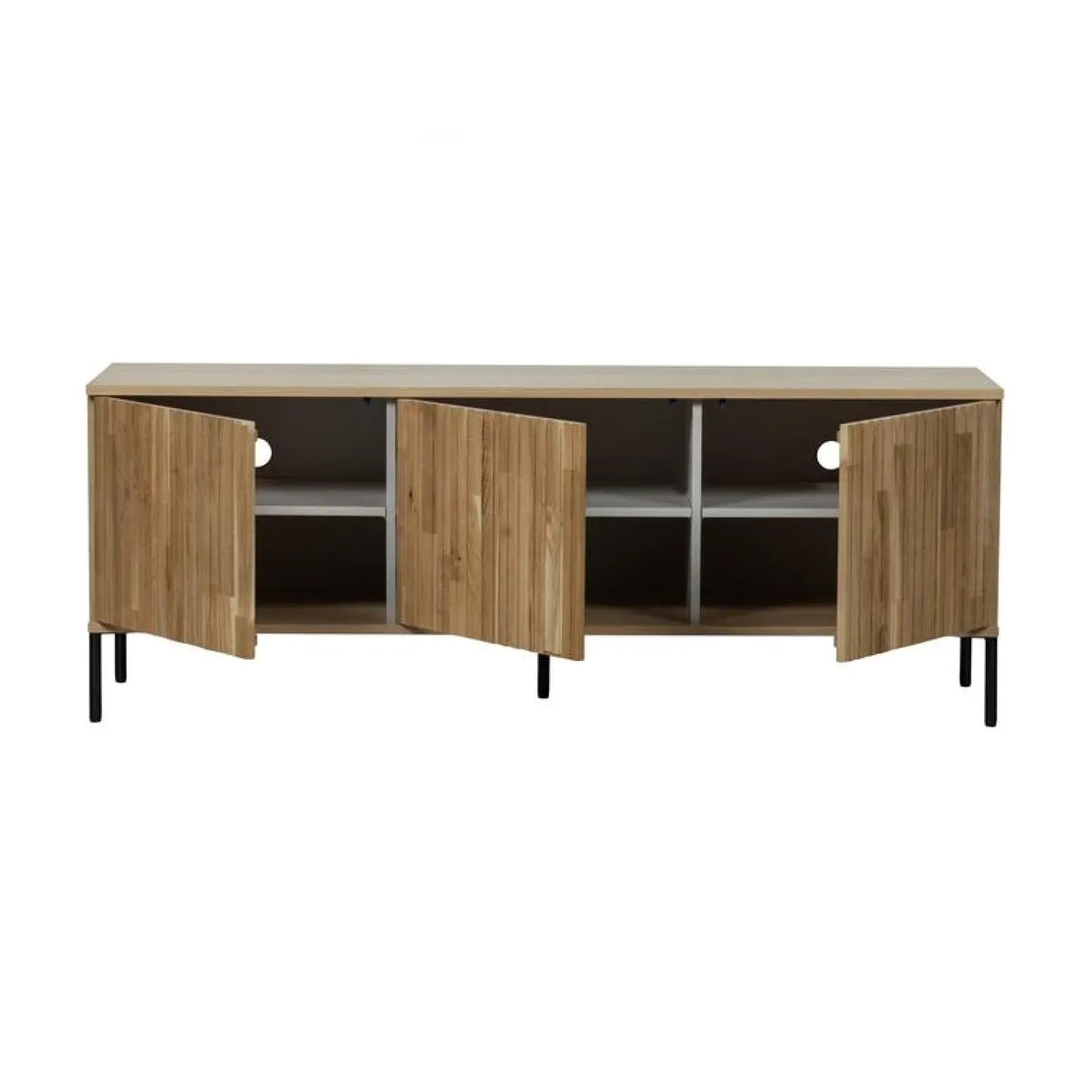 WOOOD Industriele Kasten|Tv Meubels|New Gravure Tv meubel eiken naturel 150 cm