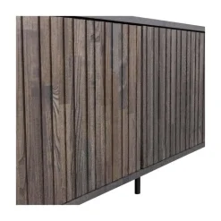 WOOOD Industriele Kasten|Tv Meubels|New Gravure Tv meubel essen fineer espresso 150 cm