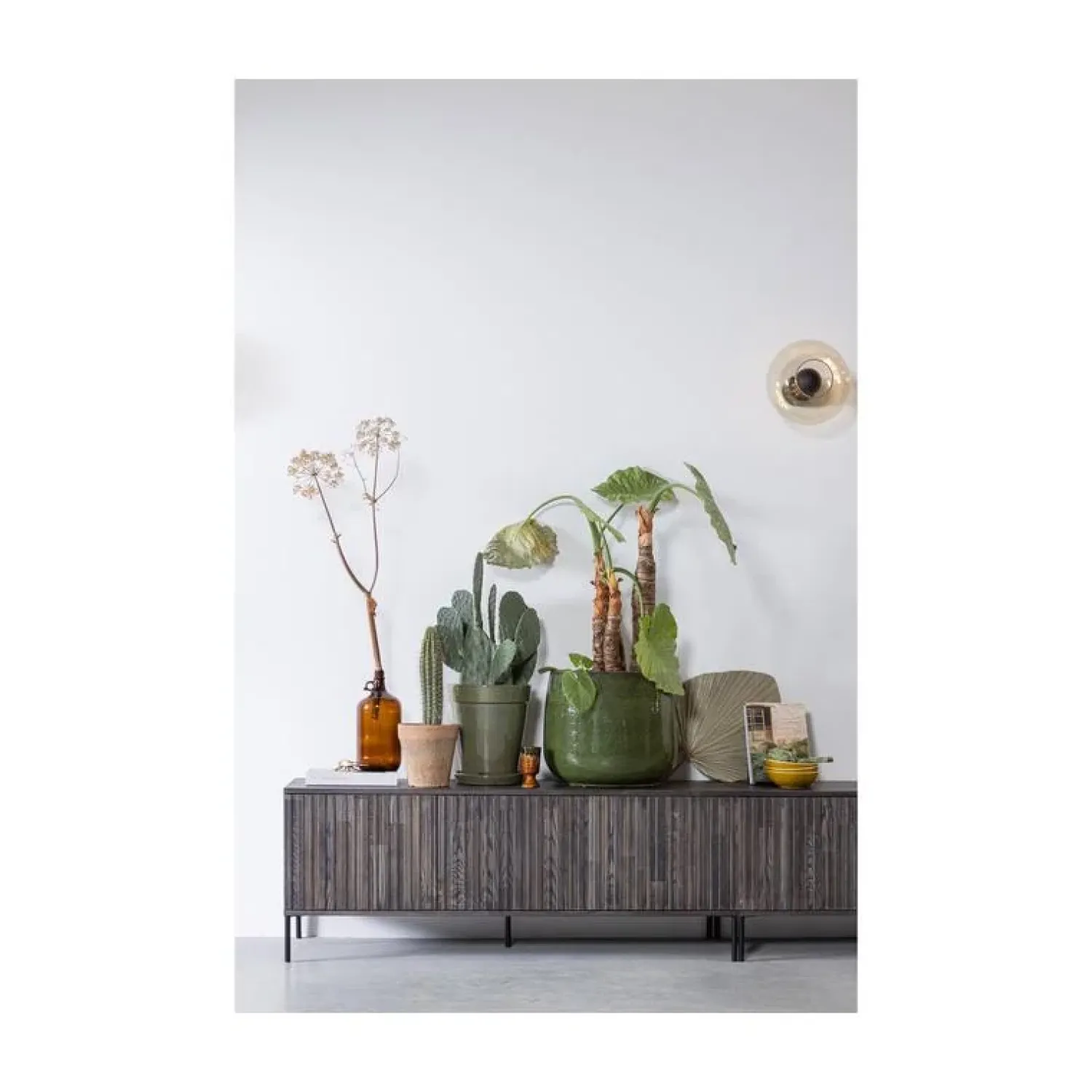 WOOOD Industriele Kasten|Tv Meubels|New Gravure Tv meubel essen fineer espresso 150 cm