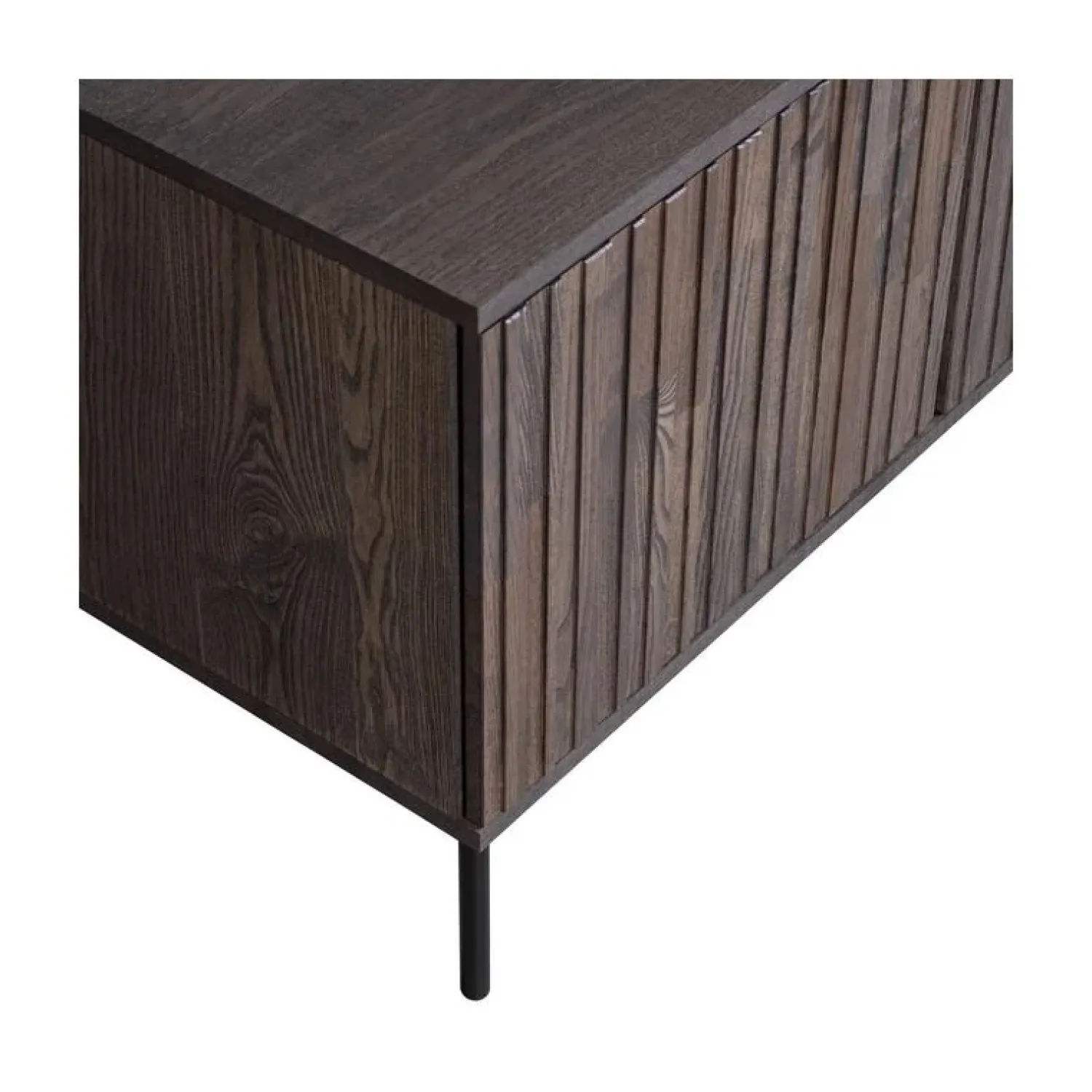 WOOOD Industriele Kasten|Tv Meubels|New Gravure Tv meubel essen fineer espresso 150 cm