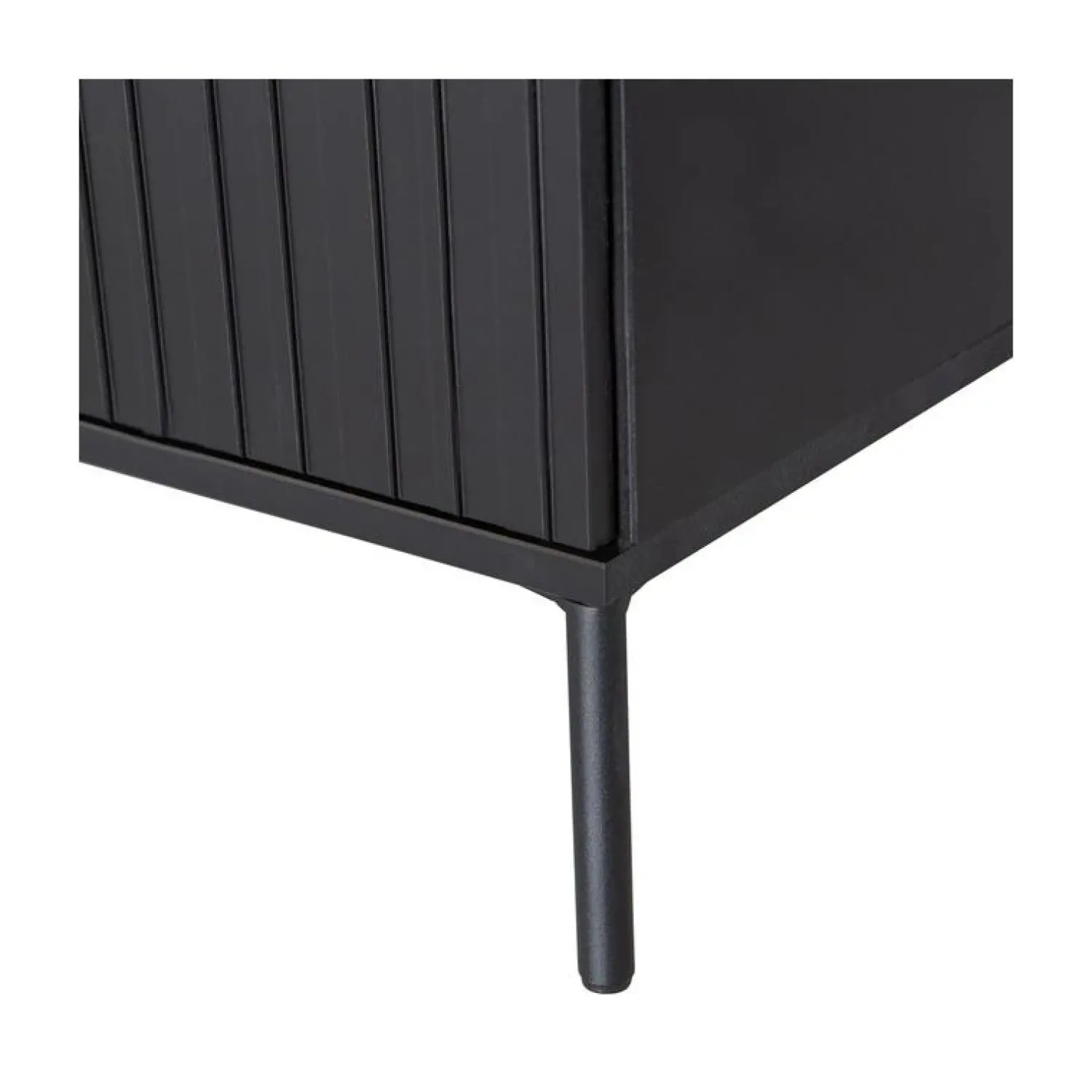 WOOOD Industriele Kasten|Tv Meubels|New Gravure Tv meubel grenen zwart 100 cm