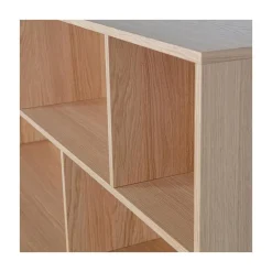 WOOOD Wandkasten|Industriele Kasten|New Gravure Wandkast eiken naturel 200 cm