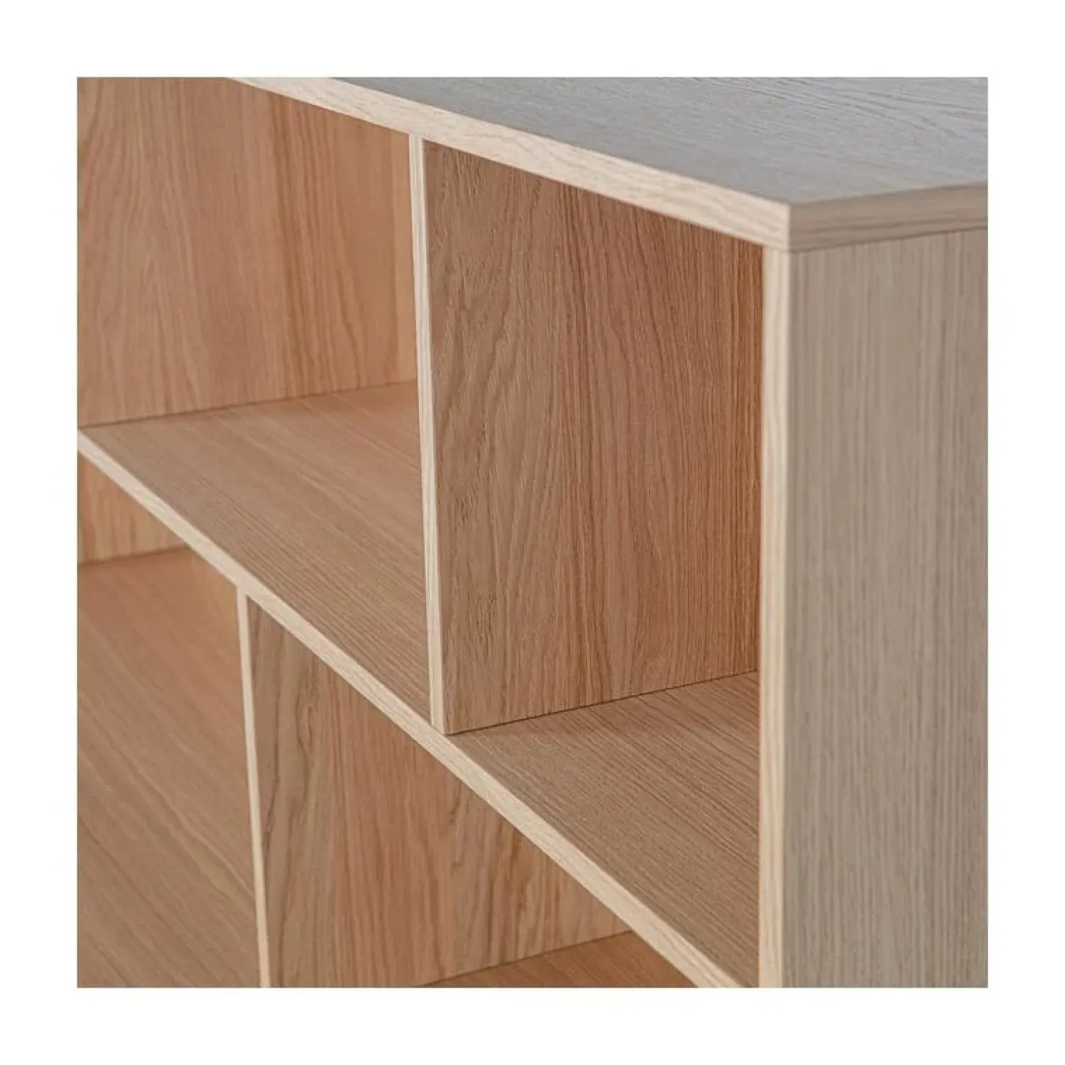 WOOOD Wandkasten|Industriele Kasten|New Gravure Wandkast eiken naturel 200 cm