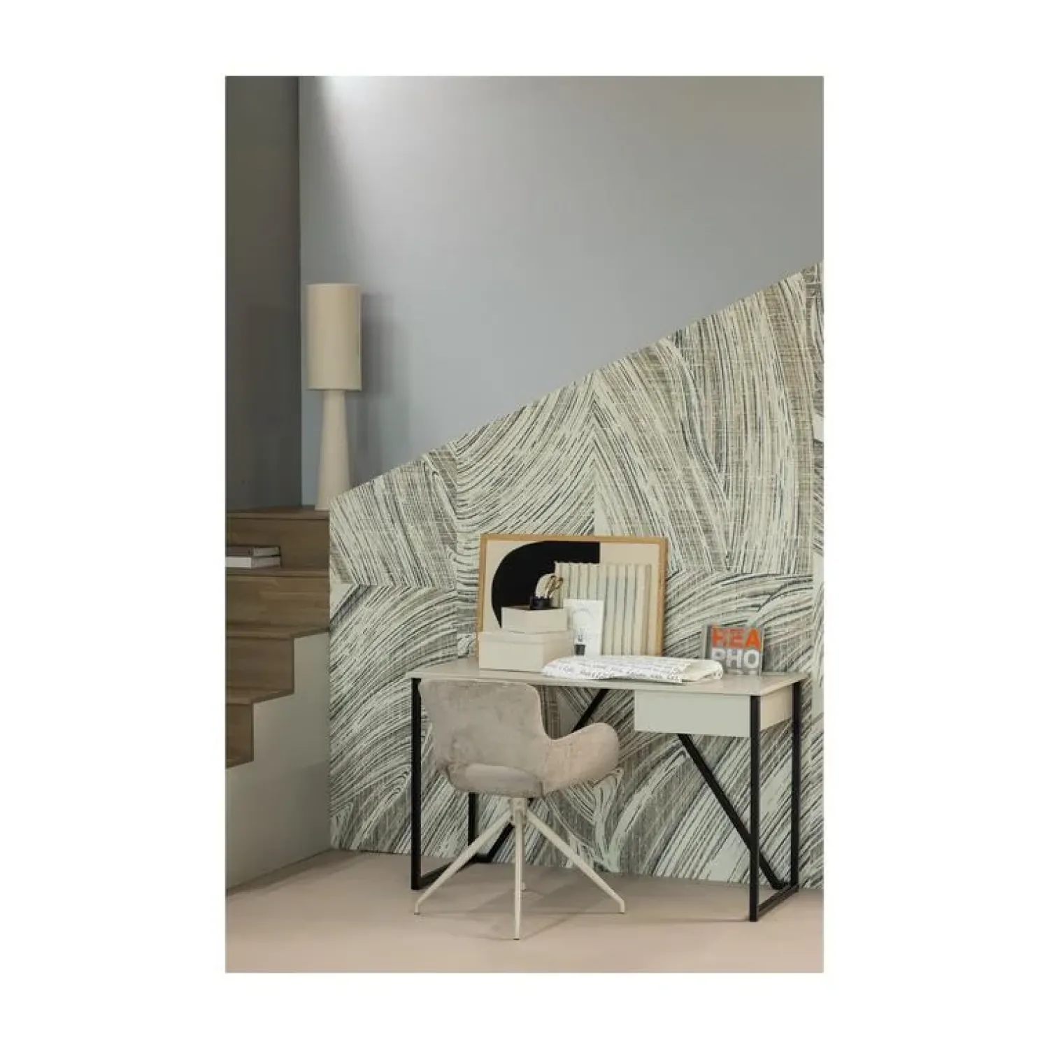 WOOOD Bureautafels|New Julius Bureau Dennenhout Dust 126cm