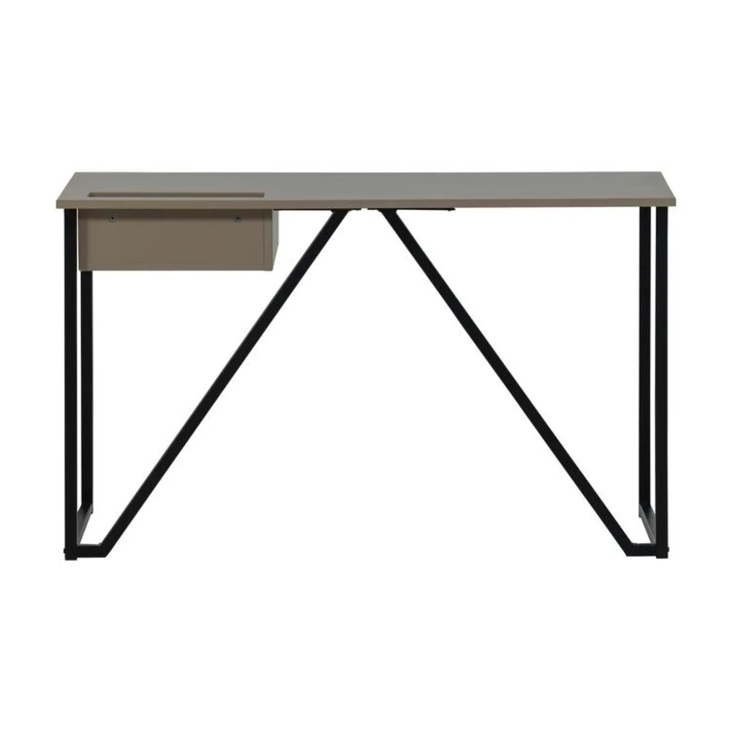 WOOOD Bureautafels|New Julius Bureau Dennenhout Mud 126cm