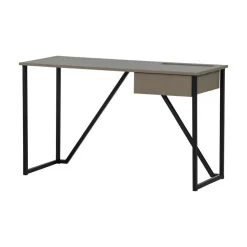 WOOOD Bureautafels|New Julius Bureau Dennenhout Mud 126cm