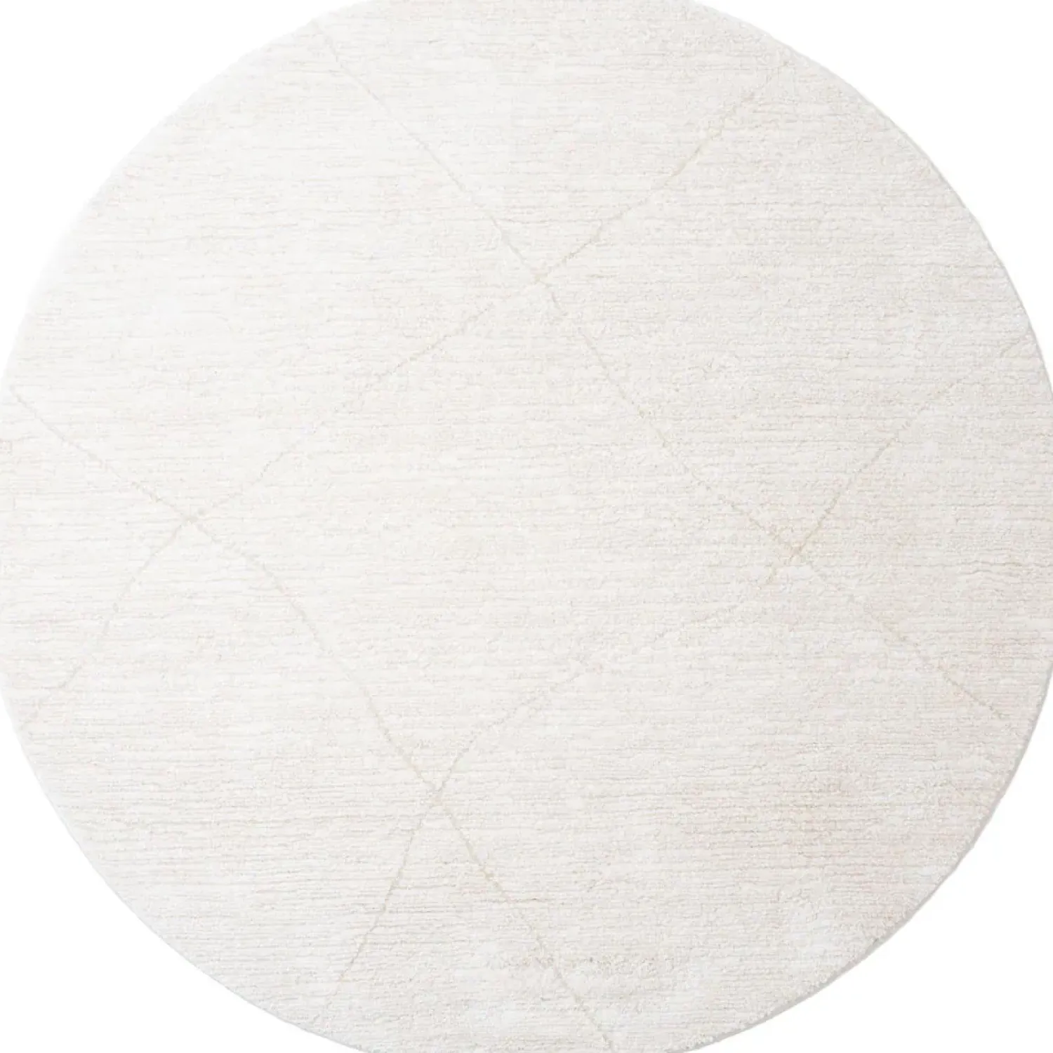 Decor 88 Vloerkleden|Nica vloerkleed Crème Rond 160x160cm