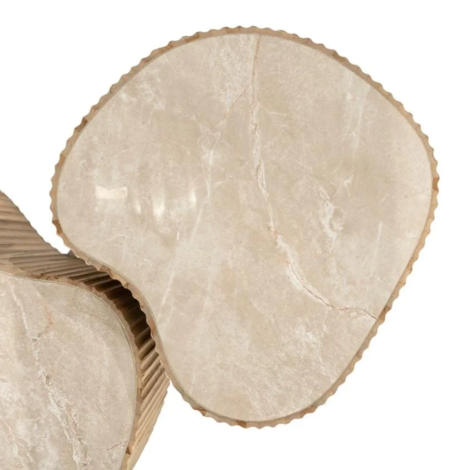 By Boo Salontafels|Nice Salontafel organisch Set van 2 Naturel