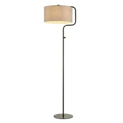 Trading Lighting Vloerlampen|Nico 1-lichts Vloerlamp Bruin