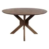 Mysons Eettafels|Nikki Eetkamertafel rond Acaciahout bruin 130 cm