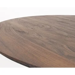 Mysons Eettafels|Nikki Eetkamertafel rond Acaciahout bruin 130 cm