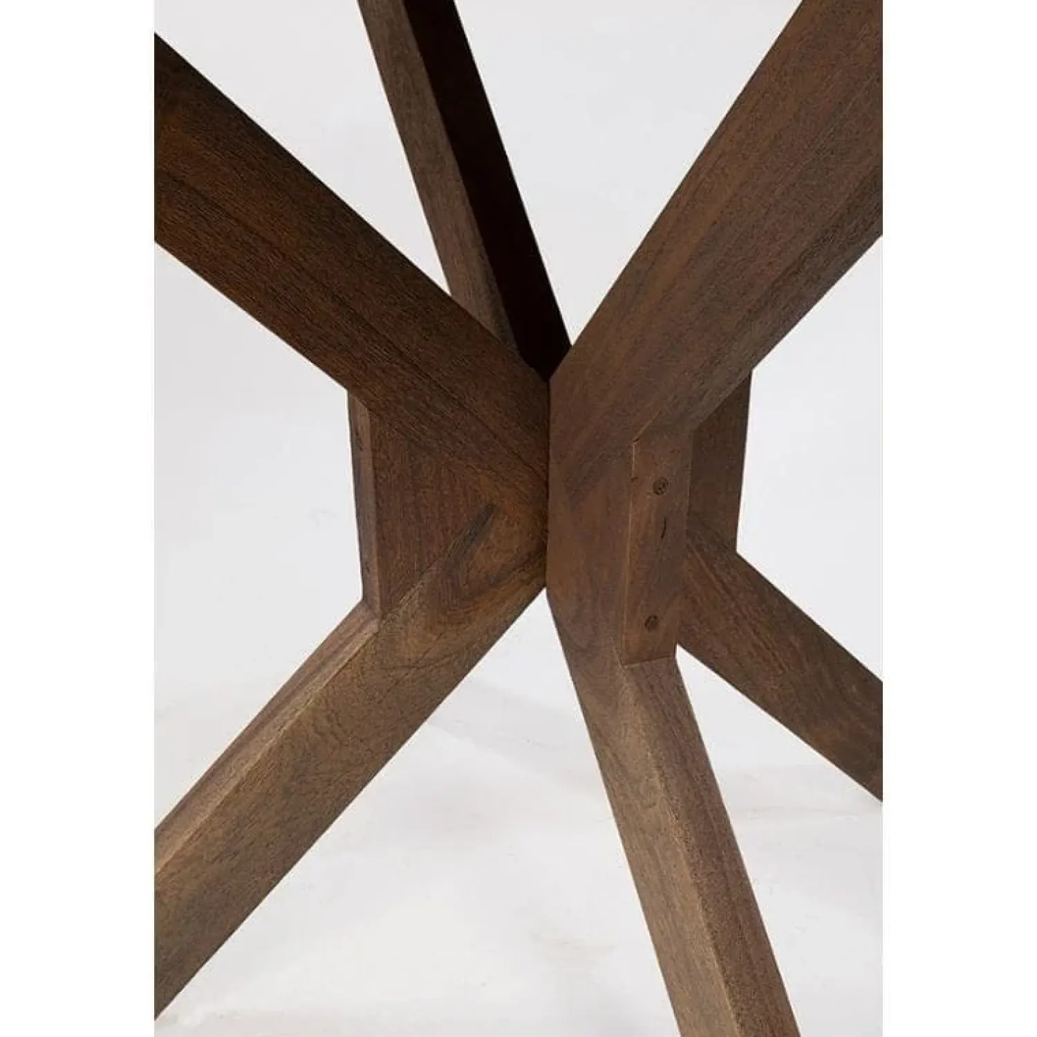 Mysons Eettafels|Nikki Eetkamertafel rond Acaciahout bruin 130 cm