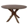Mysons Eettafels|Nikki Eetkamertafel rond Acaciahout bruin 150 cm