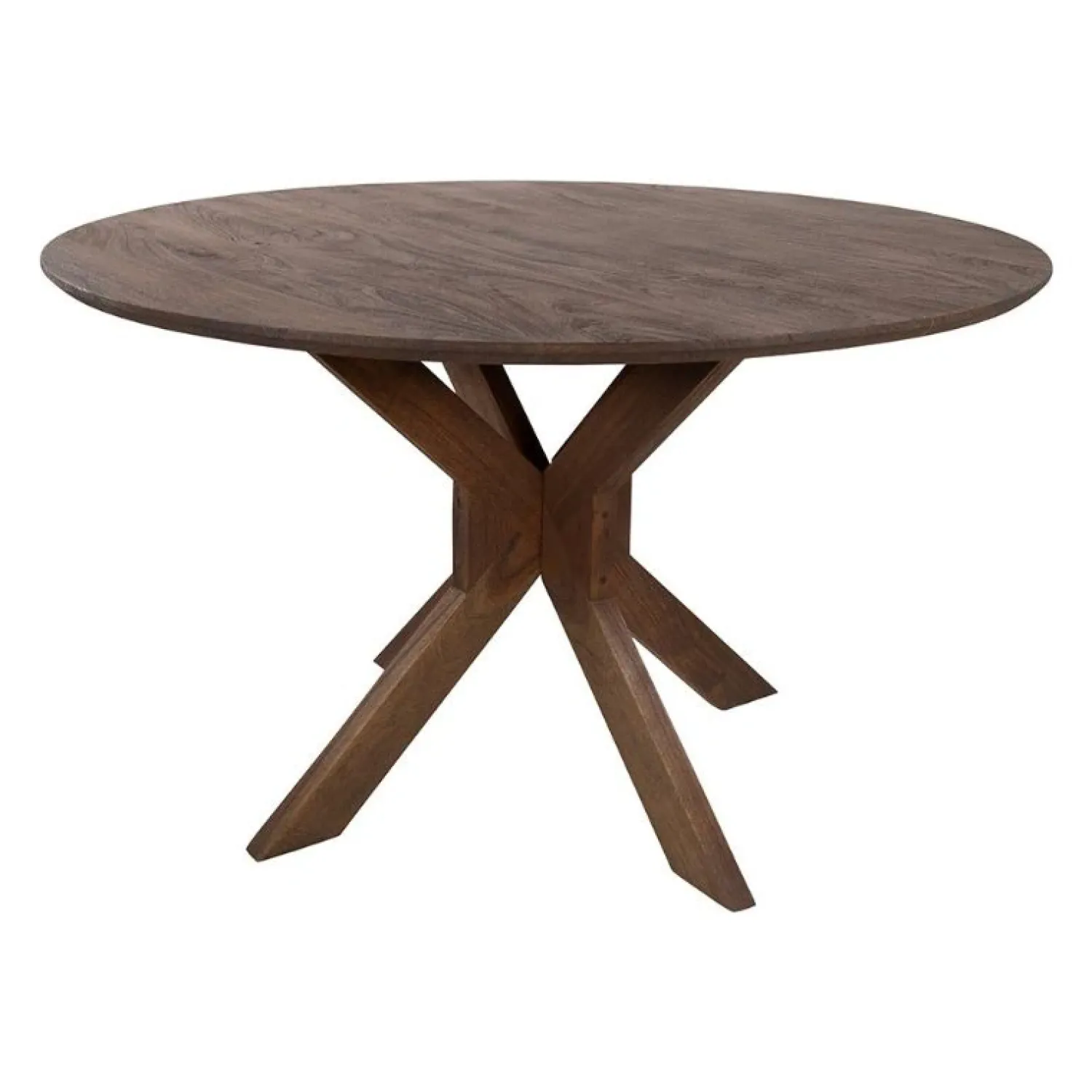 Mysons Eettafels|Nikki Eetkamertafel rond Acaciahout bruin 150 cm