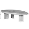 Furndea Eettafels|Niko Salontafel Organisch Bruin Eiken 130cm
