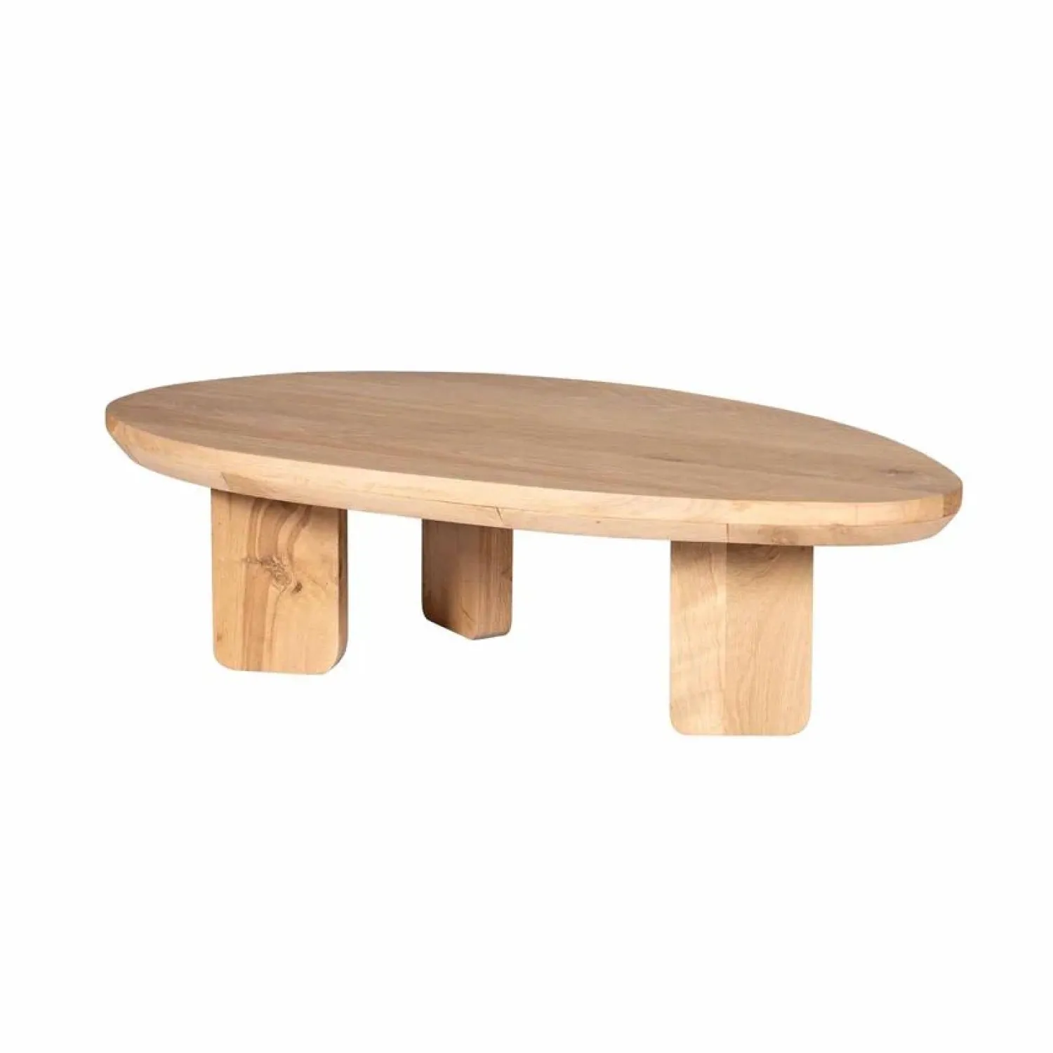Furndea Eettafels|Niko Salontafel Organisch Naturel Eiken 130cm