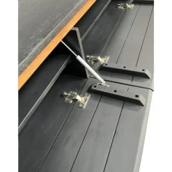 Vane Living Industriele Kasten|Tv Meubels|Nils Zwevend Tv meubel zwart 240cm