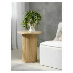 LykkeHome Bijzettafels|Nita bijzettafel naturel 50cm