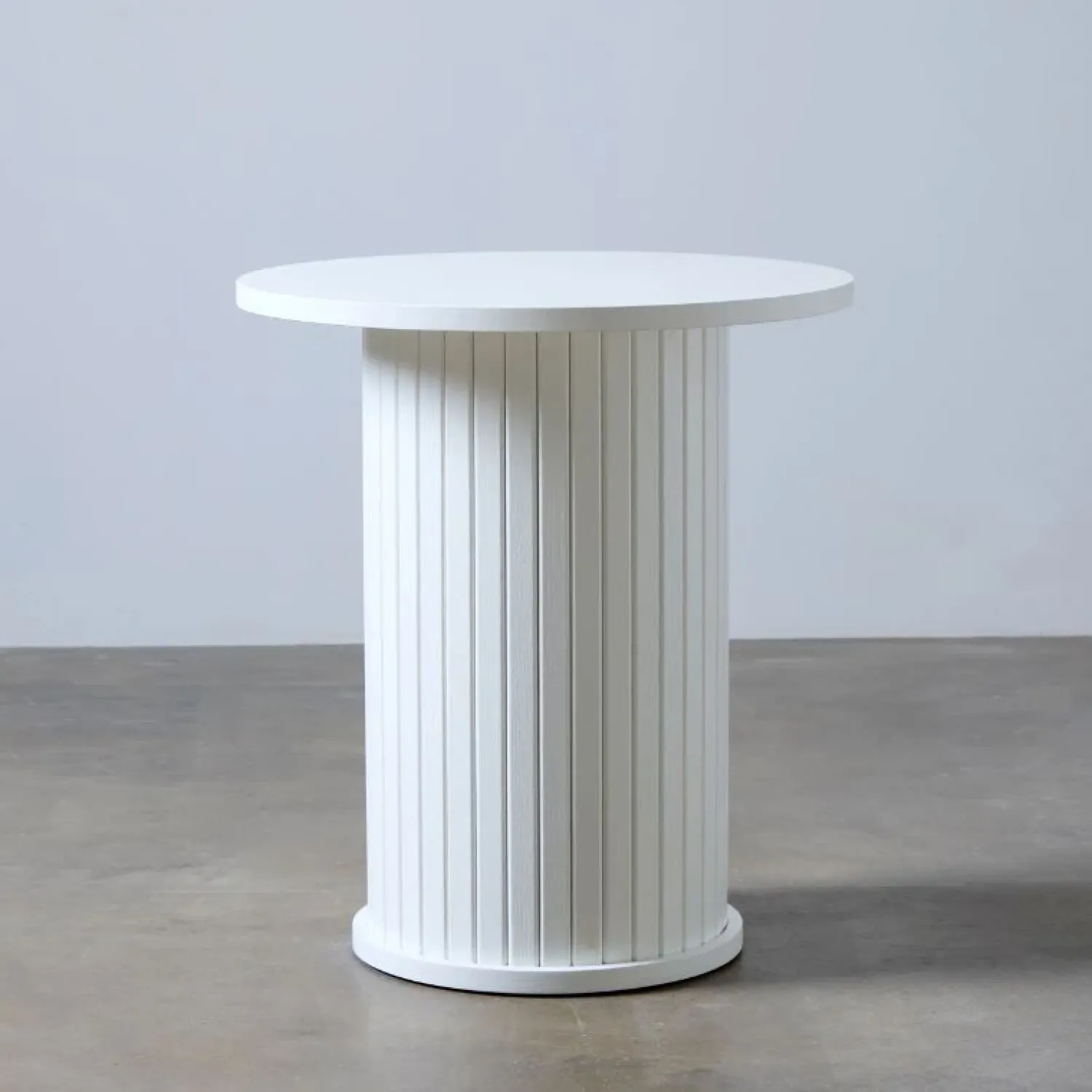LykkeHome Bijzettafels|Nita Bijzettafel Wit 50cm
