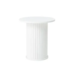 LykkeHome Bijzettafels|Nita Bijzettafel Wit 50cm