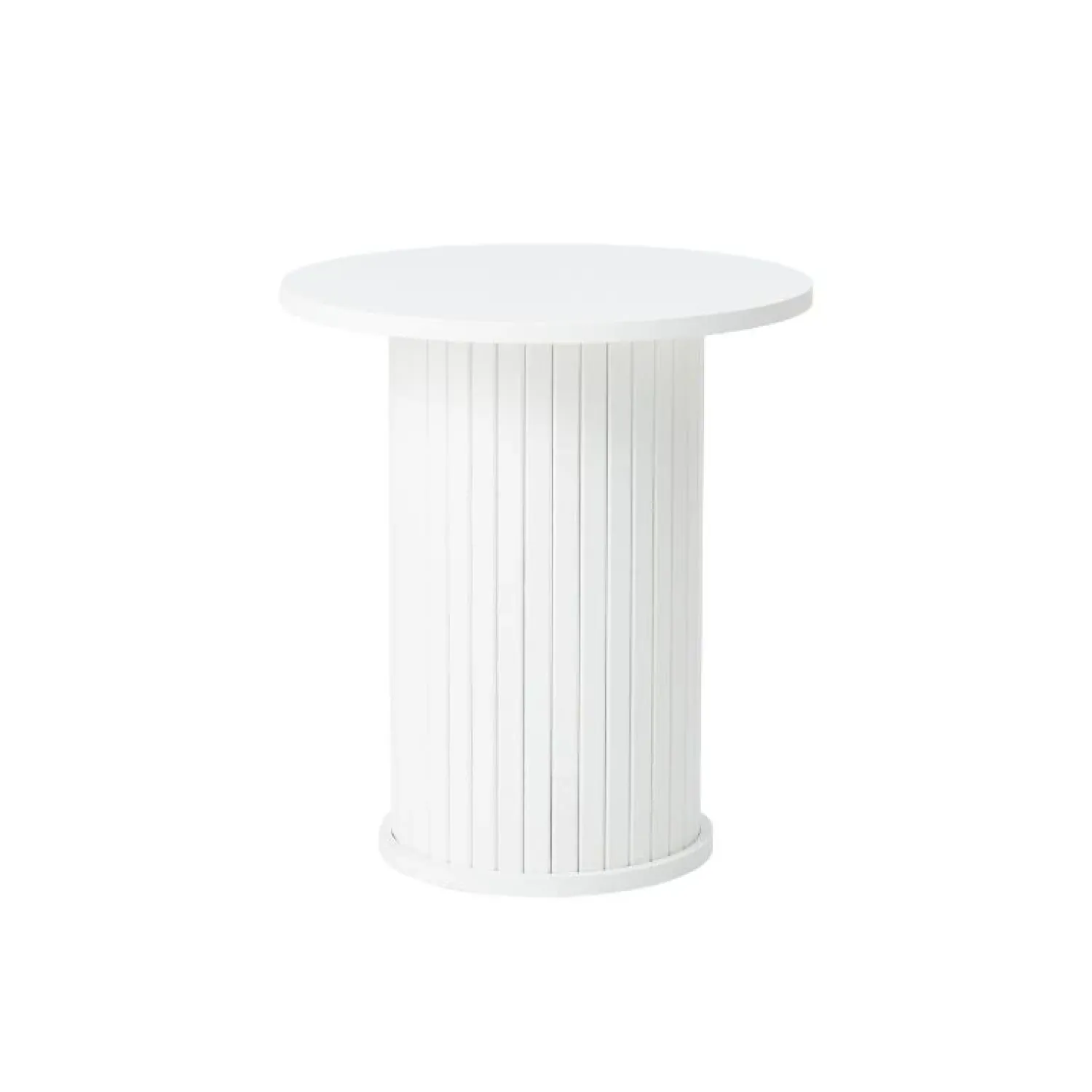 LykkeHome Bijzettafels|Nita Bijzettafel Wit 50cm