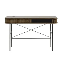 LykkeHome Bureautafels|Nita bureautafel donkerbruin 120cm