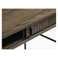 LykkeHome Bureautafels|Nita bureautafel donkerbruin 120cm