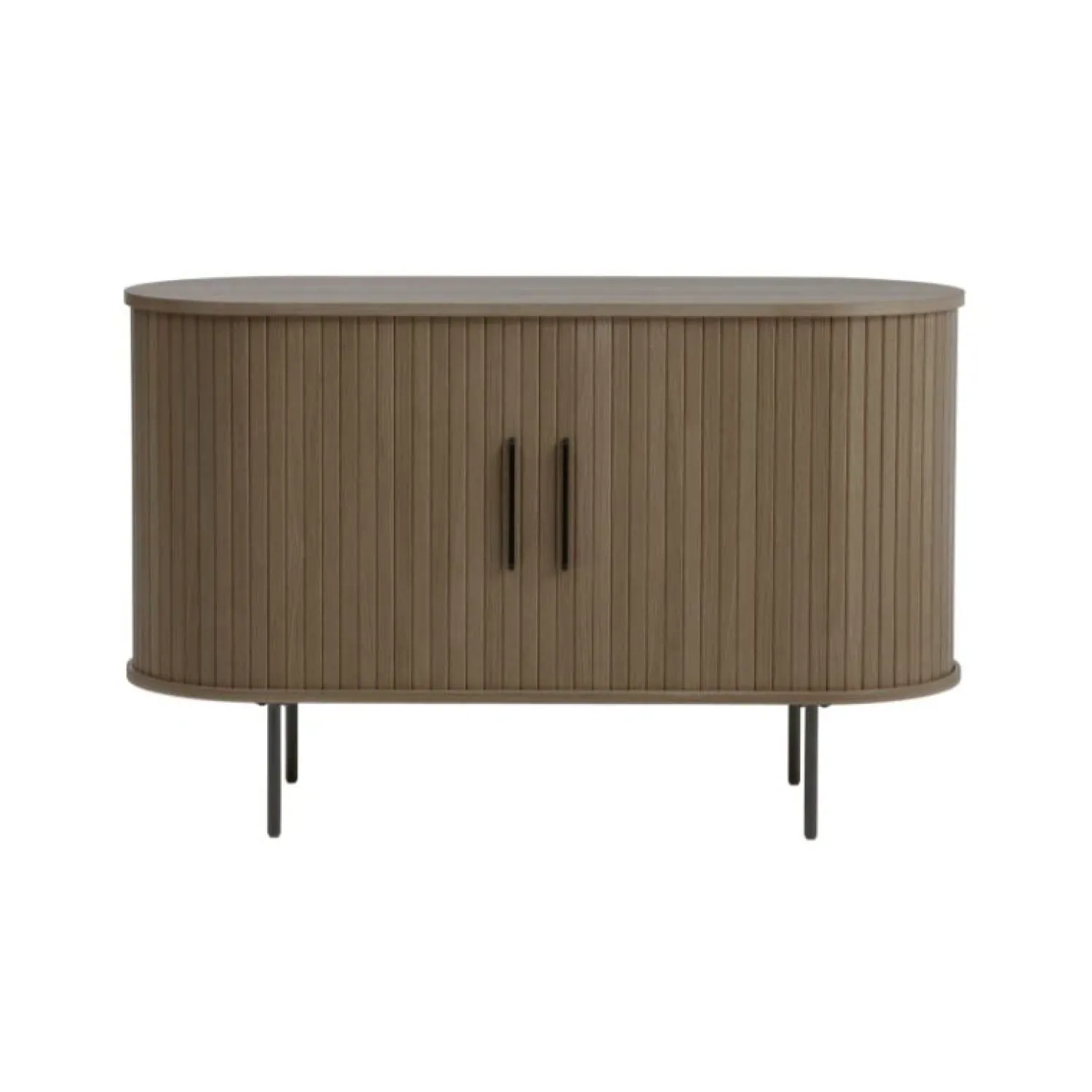 LykkeHome Dressoirs|Industriele Kasten|Nita Dressoir Donkerbruin 120cm