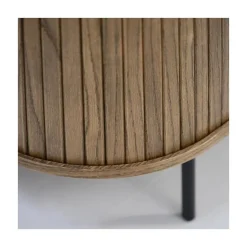 LykkeHome Dressoirs|Industriele Kasten|Nita dressoir donkerbruin 140cm