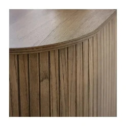 LykkeHome Dressoirs|Industriele Kasten|Nita dressoir donkerbruin 140cm
